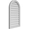 Ekena Millwork Round Top Surface Mount PVC Gable Vent w/ 2"W x 1-1/2"P Brickmould Frame, 20"W x 34"H GVPRT20X3402SN - alternate 5